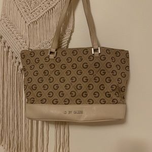 Original G by Guess Bag Purse. Normal wear. Tan